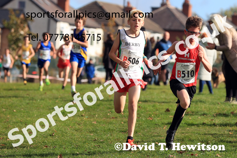 Boys Under-14s 2026 Northern Cross Country Relays, Graves Park, Sheffield. Photo: David T. Hewitson/Sports for All Pics
